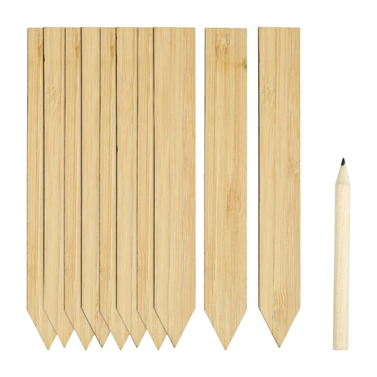 Bamboo Plant Labels & Pencil
