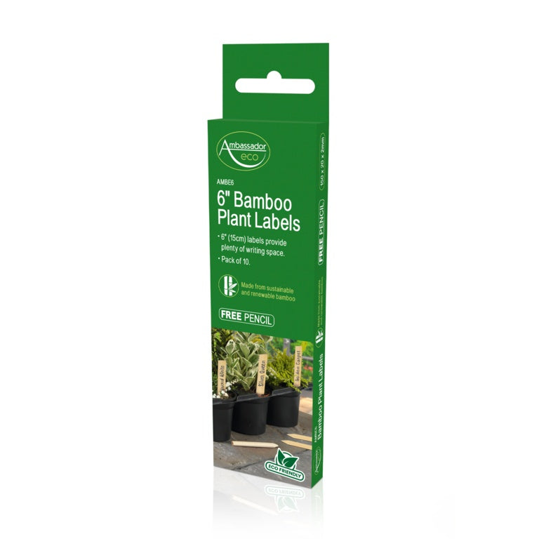 Bamboo Plant Labels & Pencil