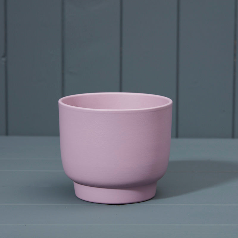 Lavender Footed Ceramic Pot