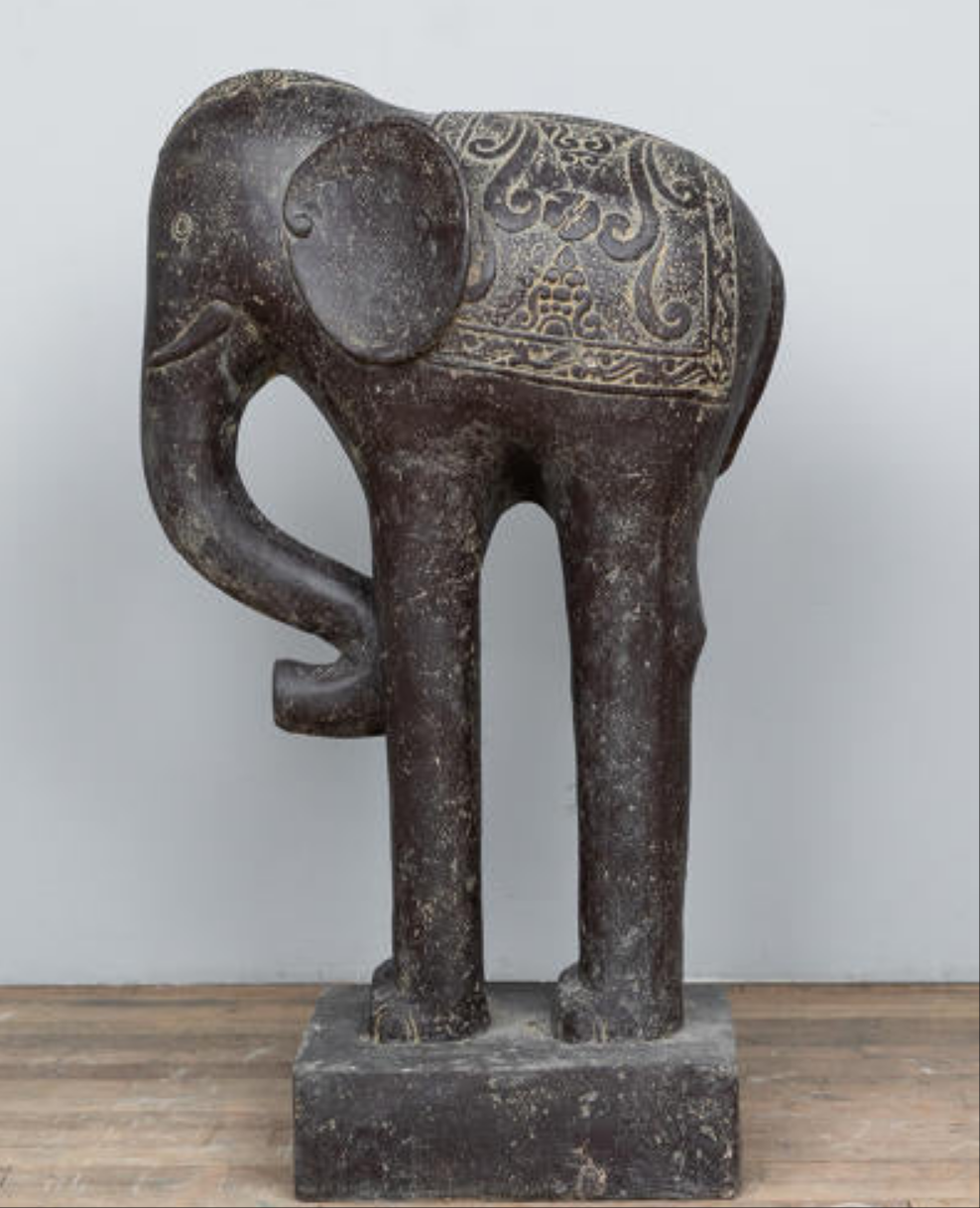 Cast Stone - Elephant Planter (Heavy)