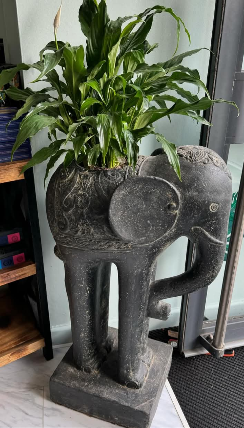 Cast Stone - Elephant Planter (Heavy)