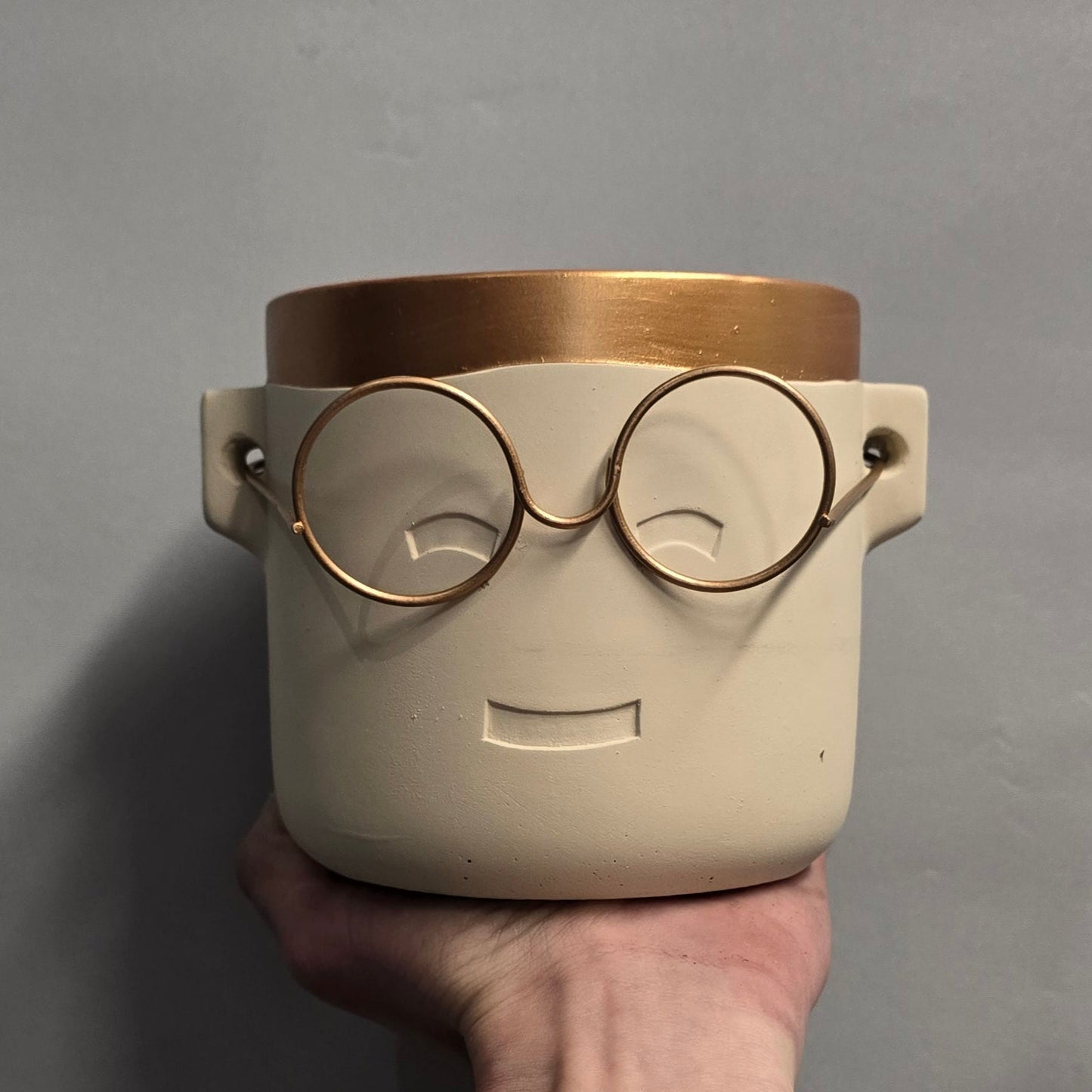 Glasses Pot - Gold