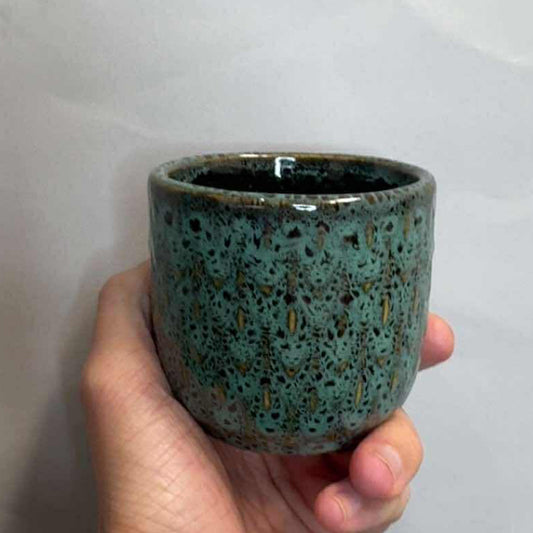 Mini - Moss Glaze Pot
