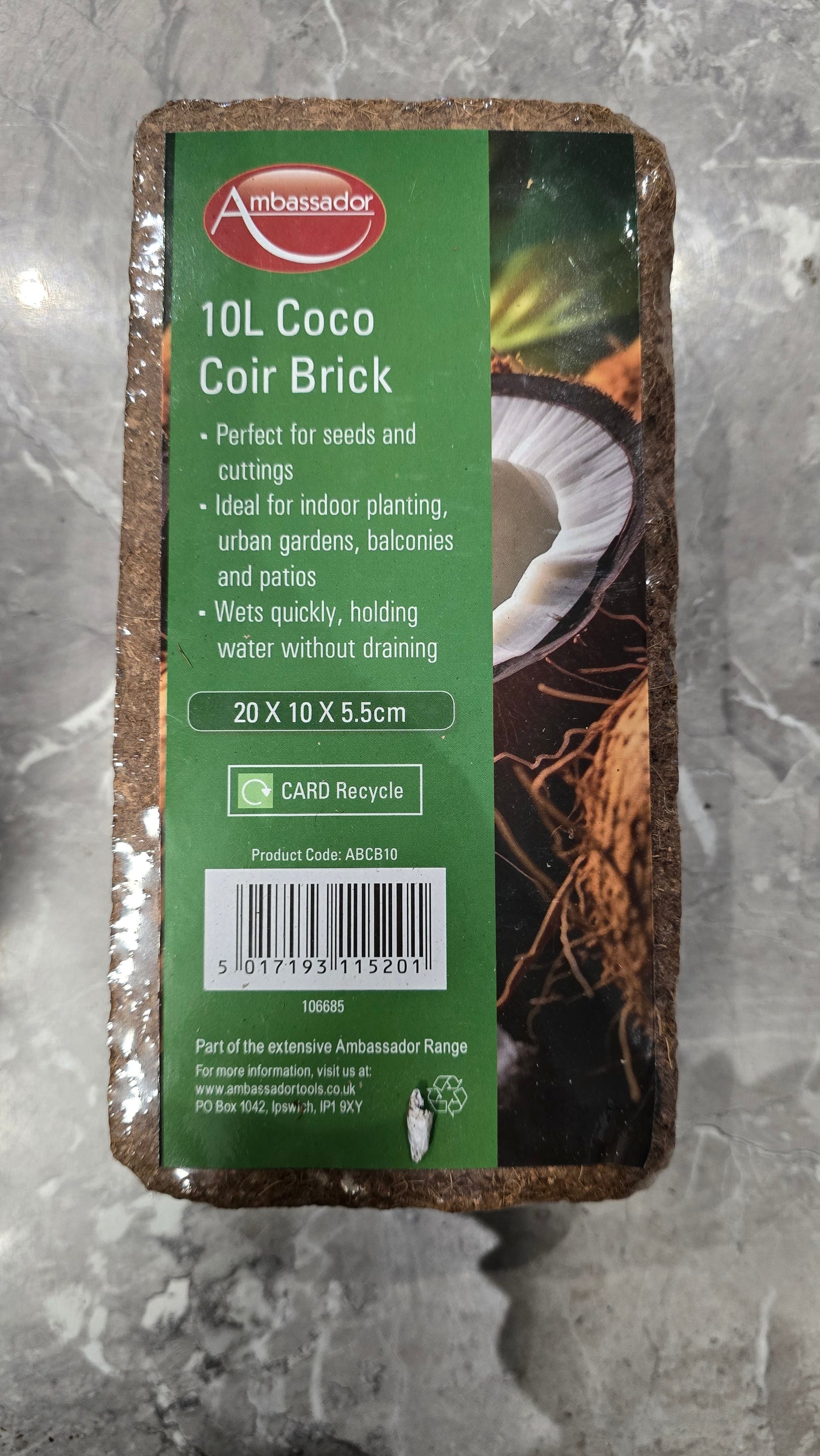 10L - Coco Coir Brick