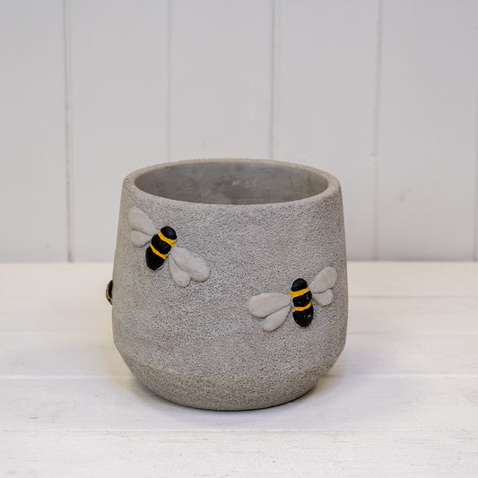 Cement Bee Pots