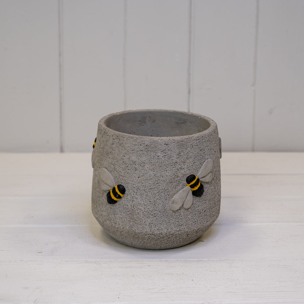 Cement Bee Pots