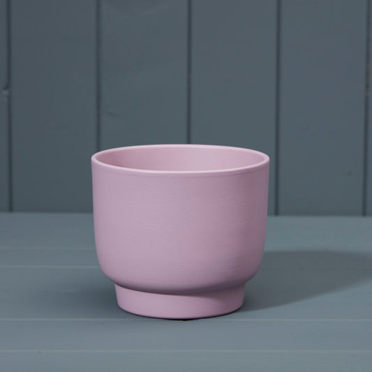 Lavender Footed Ceramic Pot
