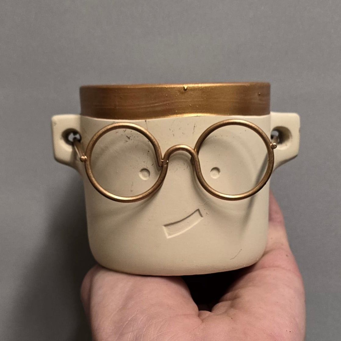 Glasses Pot - Gold
