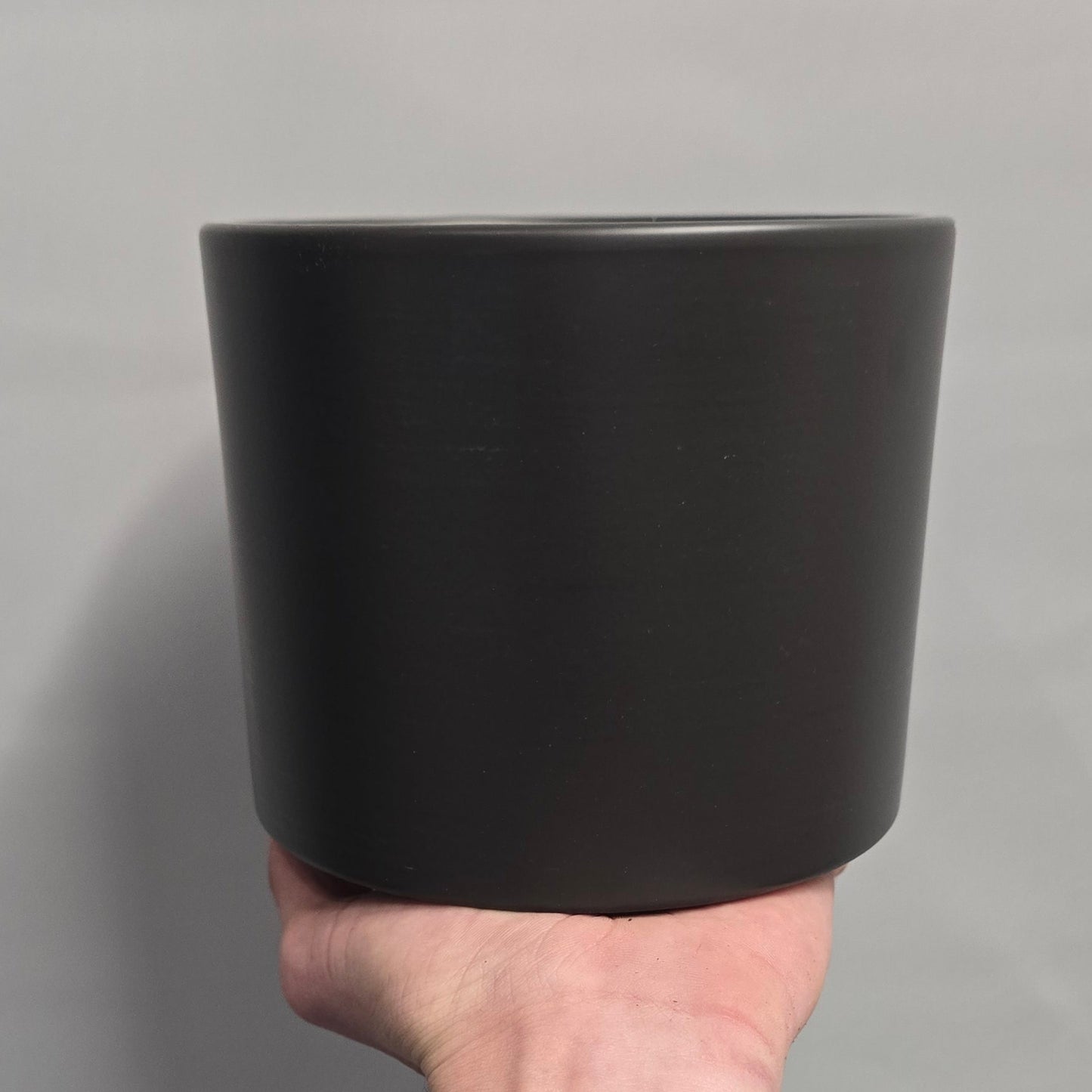 Black Ceramic Pot